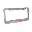 Load image into Gallery viewer, Cute Bow Bling License Plate Frame (2pcs) - Hippo Creation
