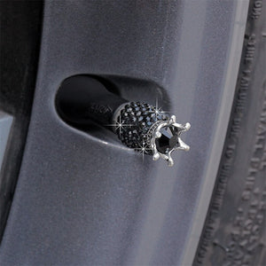 Bling Tire Valve Cap Crown - Hippo Creation