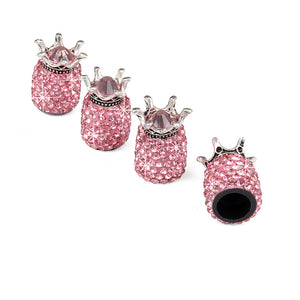 Bling Tire Valve Cap Crown - Hippo Creation