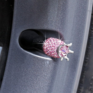 Bling Tire Valve Cap Crown - Hippo Creation