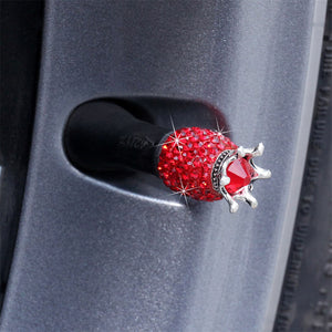 Bling Tire Valve Cap Crown - Hippo Creation