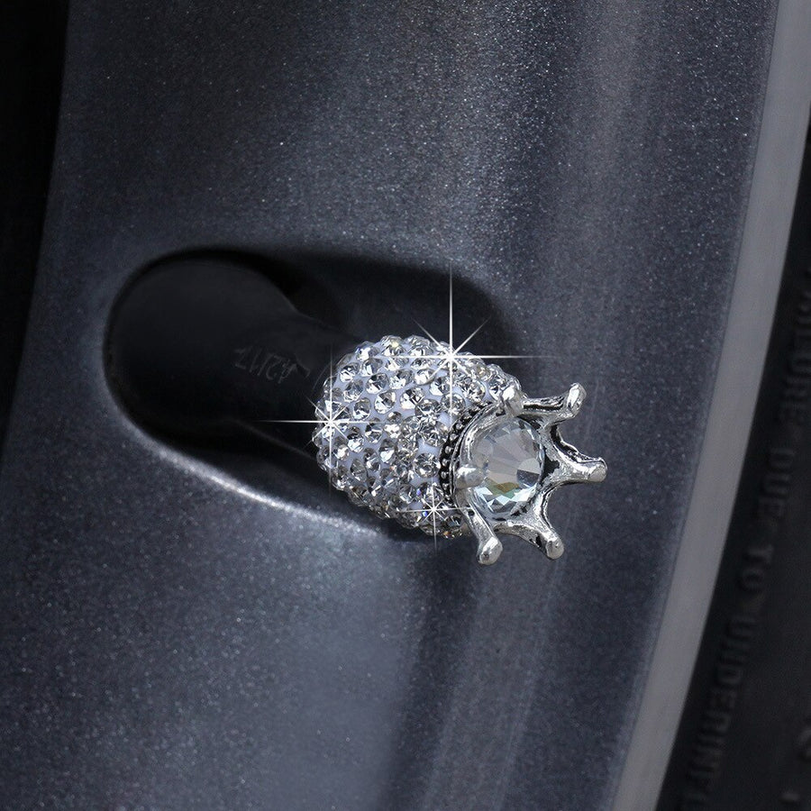 Bling Tire Valve Cap Crown - Hippo Creation